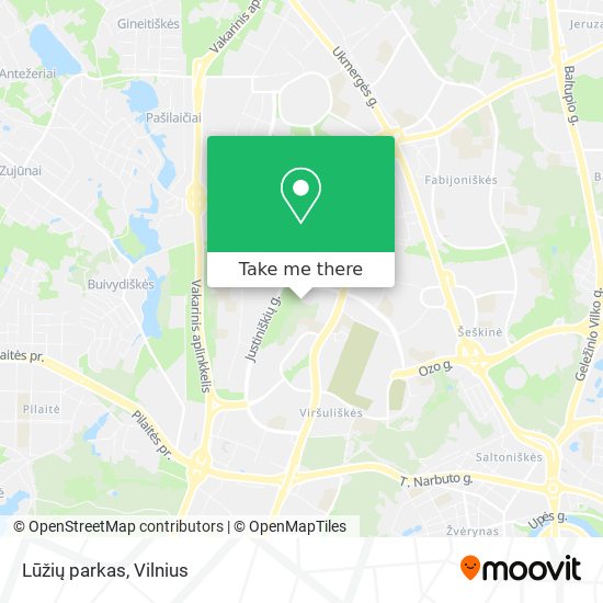 Lūžių parkas map
