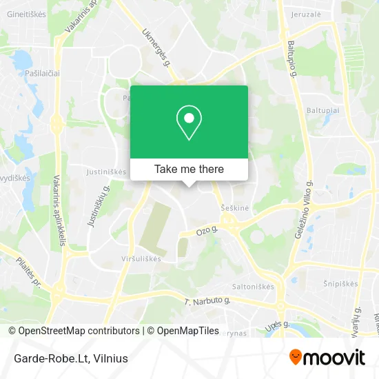 Карта Garde-Robe.Lt