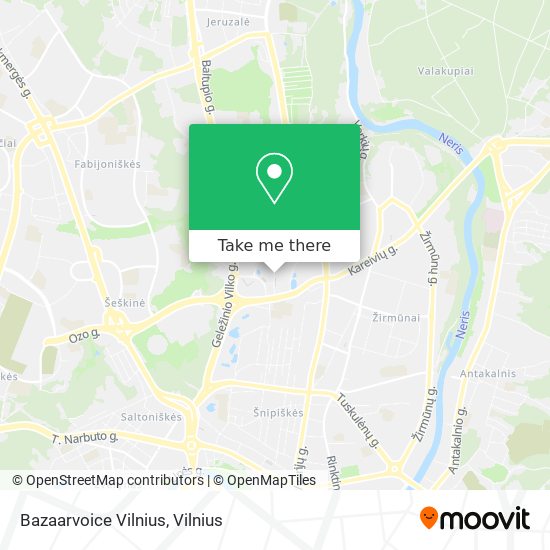 Карта Bazaarvoice Vilnius