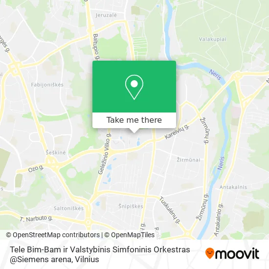Карта Tele Bim-Bam ir Valstybinis Simfoninis Orkestras @Siemens arena