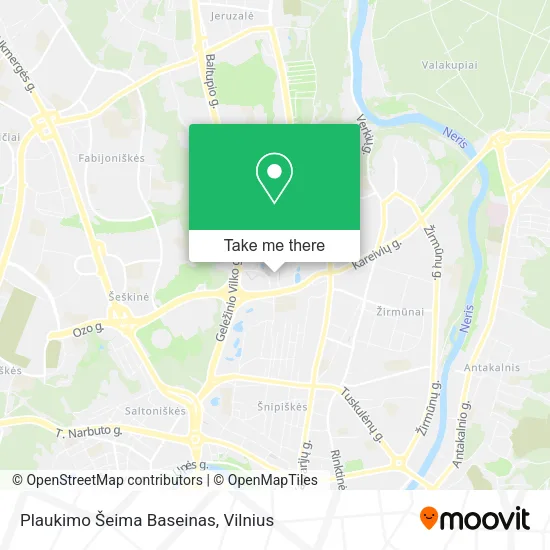 Карта Plaukimo Šeima Baseinas