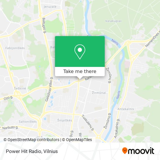 Power Hit Radio map