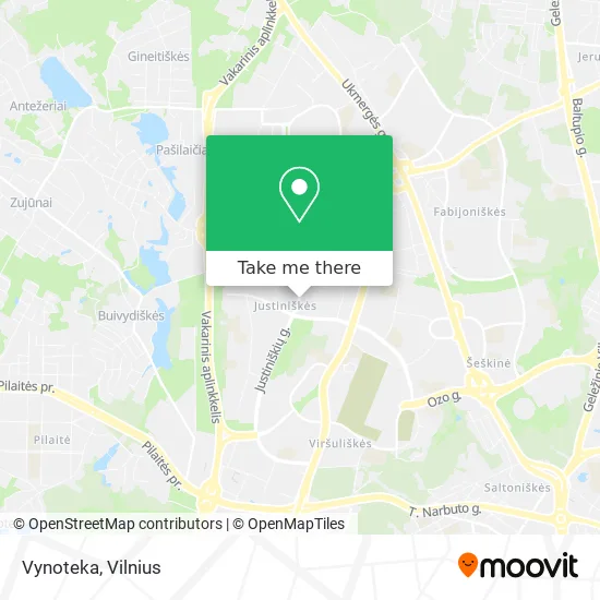 Карта Vynoteka