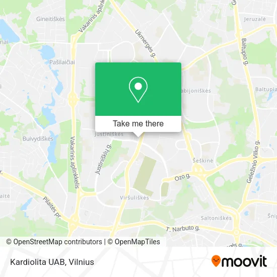 Карта Kardiolita UAB