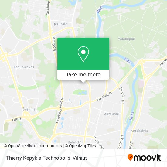 Карта Thierry Kepykla Technopolis
