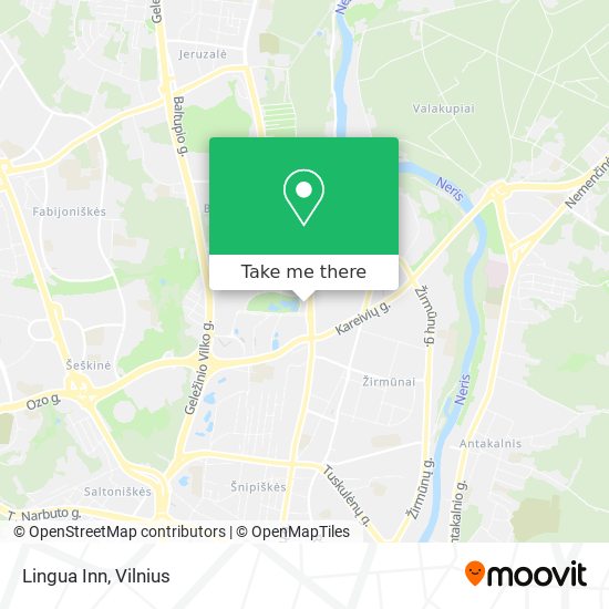 Lingua Inn map