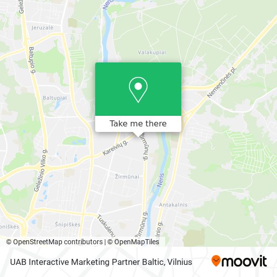 UAB Interactive Marketing Partner Baltic map