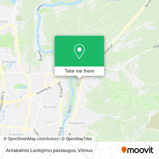 Карта Antakalnio Laidojimo paslaugos