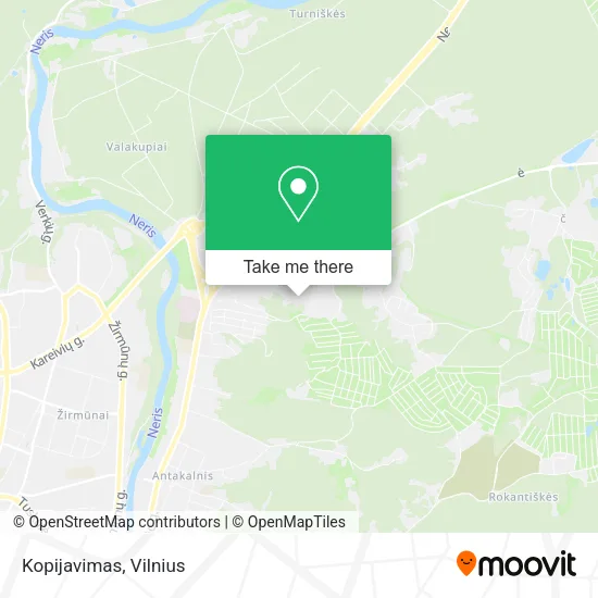 Карта Kopijavimas