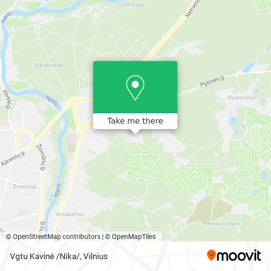 Vgtu Kavinė /Nika/ map