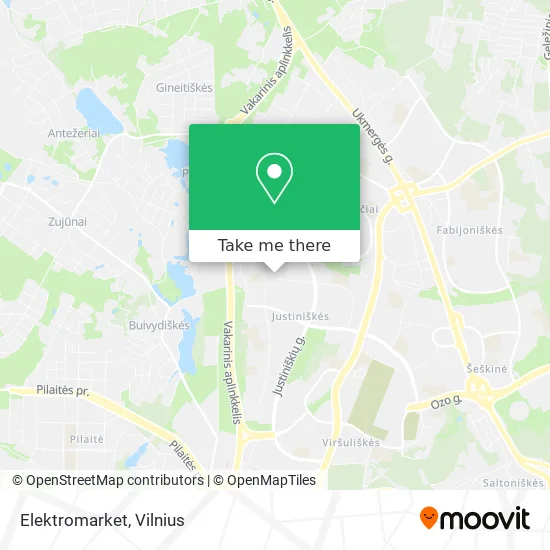 Elektromarket map