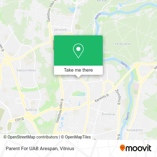 Карта Parent For UAB Arespan