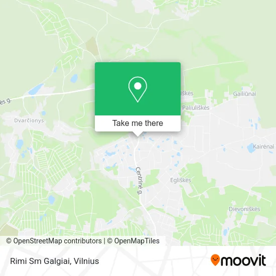 Карта Rimi Sm Galgiai