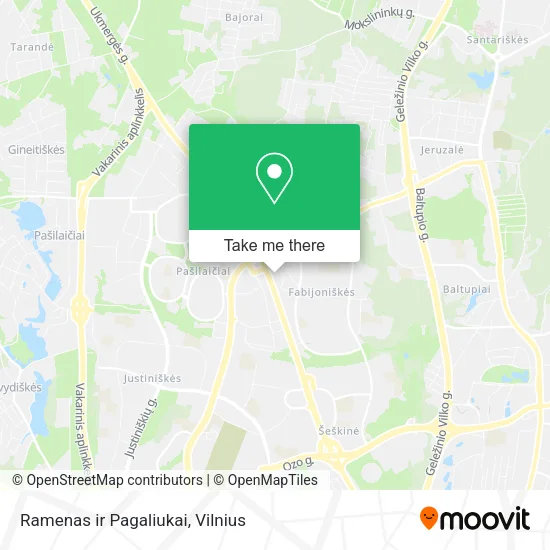 Карта Ramenas ir Pagaliukai