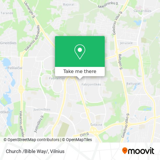 Карта Church /Bible Way/