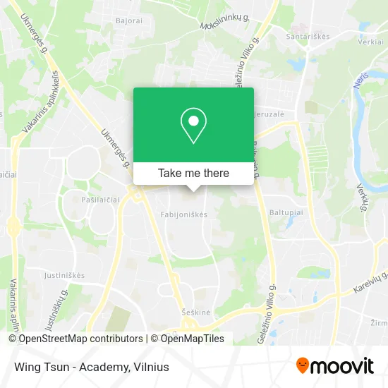 Карта Wing Tsun - Academy