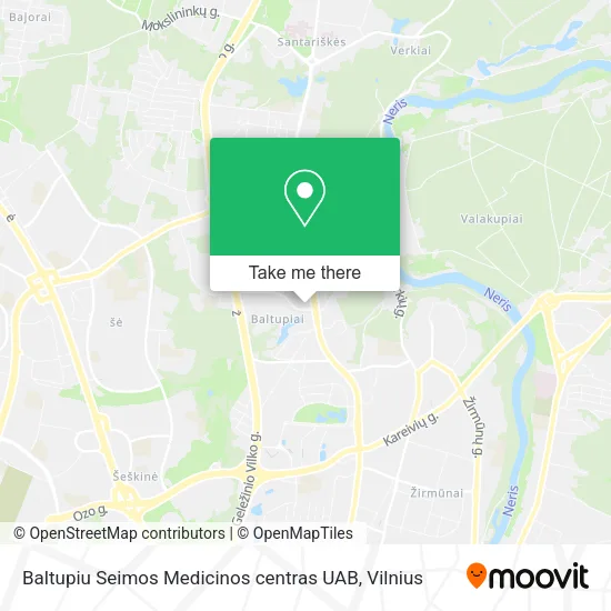Baltupiu Seimos Medicinos centras UAB map