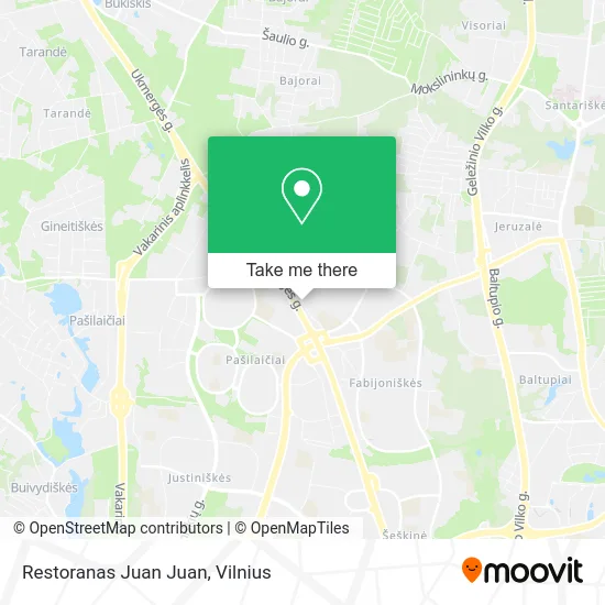 Карта Restoranas Juan Juan