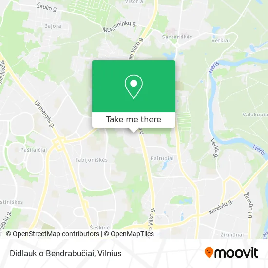 Карта Didlaukio Bendrabučiai