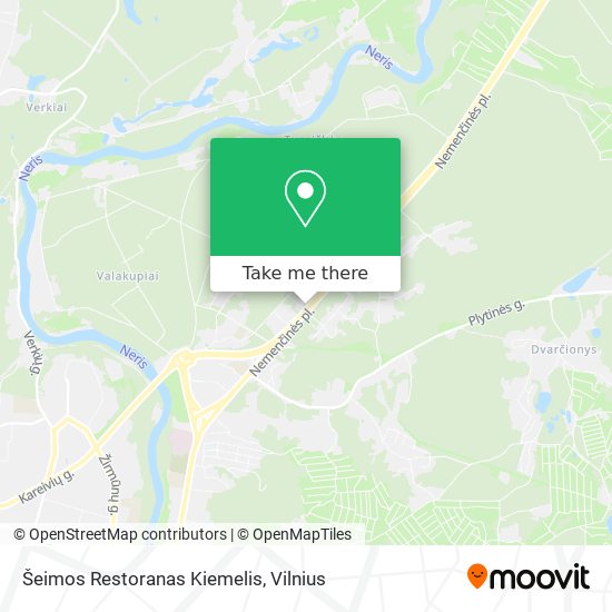 Карта Šeimos Restoranas Kiemelis