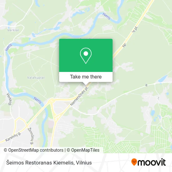 Карта Šeimos Restoranas Kiemelis