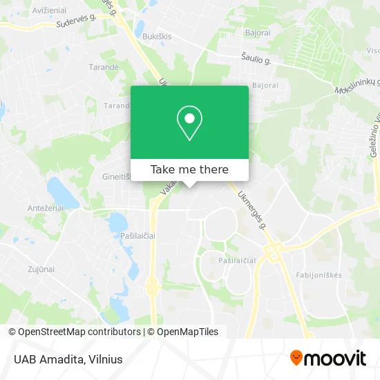 Карта UAB Amadita
