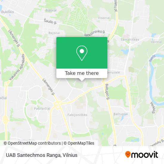 Карта UAB Santechmos Ranga