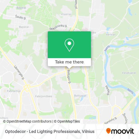 Optodecor - Led Lighting Professionals map