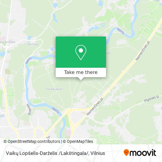 Vaikų Lopšelis-Darželis /Lakštingala/ map