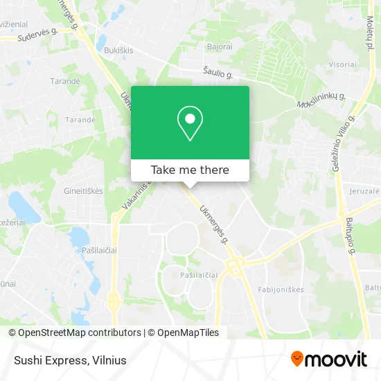 Карта Sushi Express