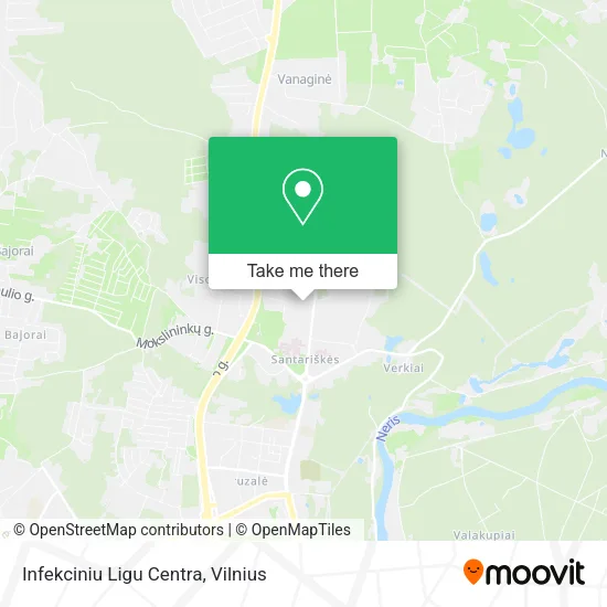 Карта Infekciniu Ligu Centra