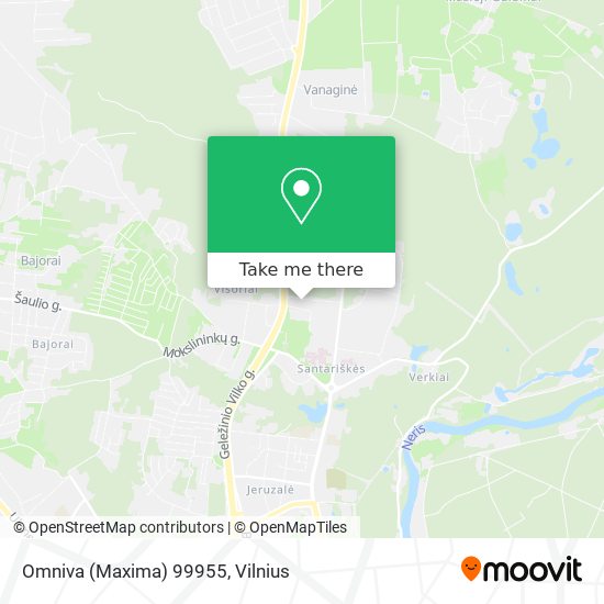 Omniva (Maxima) 99955 map