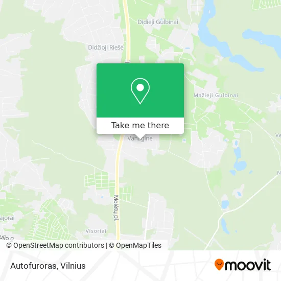 Карта Autofuroras