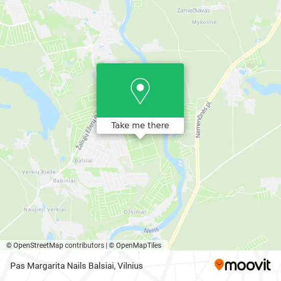 Карта Pas Margarita Nails Balsiai