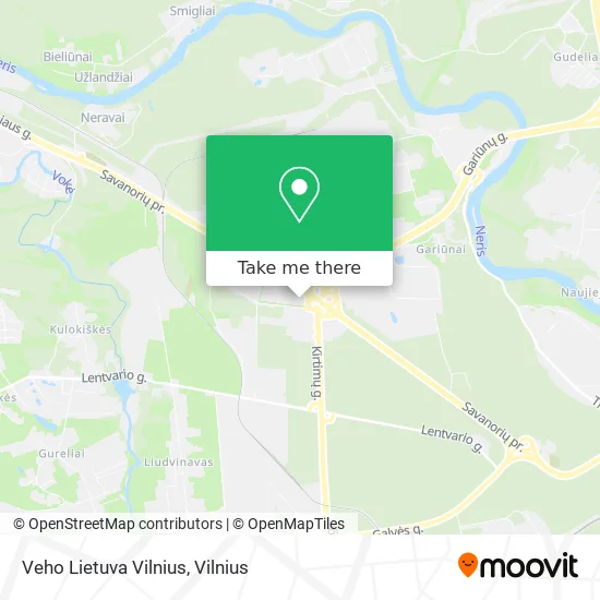 Карта Veho Lietuva Vilnius