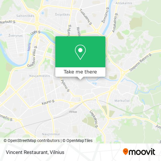 Карта Vincent Restaurant