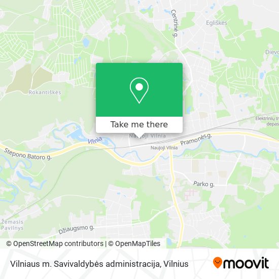 Vilniaus m. Savivaldybės administracija map