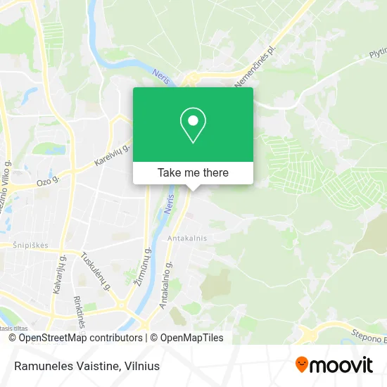 Ramuneles Vaistine map