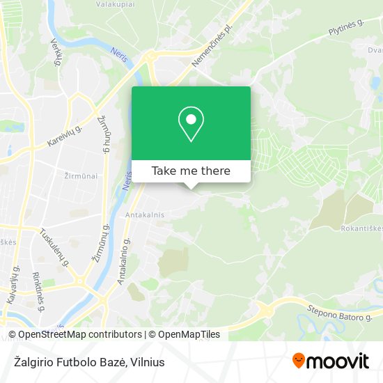 Žalgirio Futbolo Bazė map