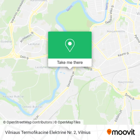 Карта Vilniaus Termofikacinė Elektrinė Nr. 2