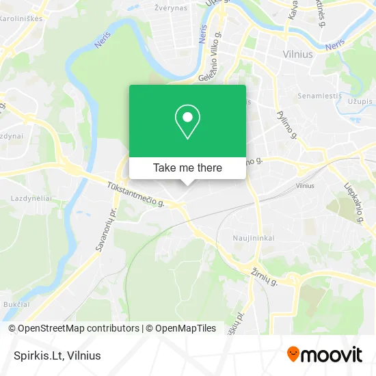 Карта Spirkis.Lt