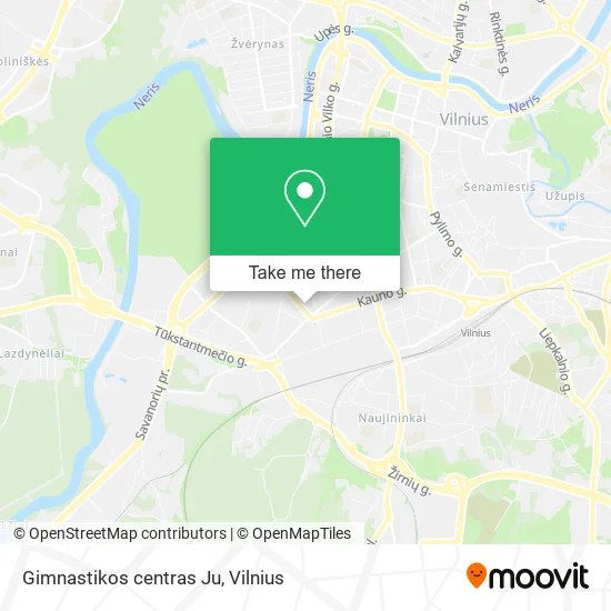 Карта Gimnastikos centras Ju