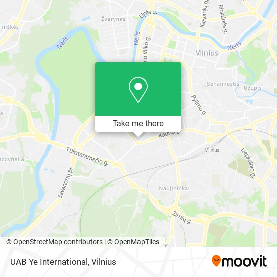 Карта UAB Ye International