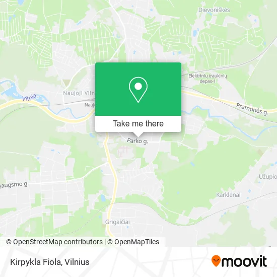 Карта Kirpykla Fiola