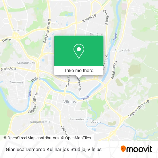 Карта Gianluca Demarco Kulinarijos Studija