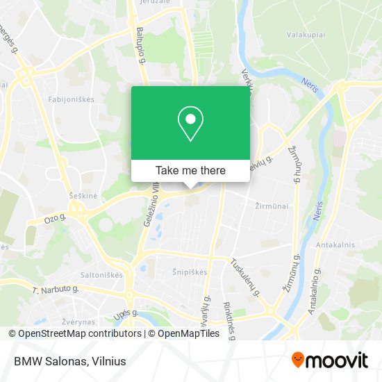 BMW Salonas map