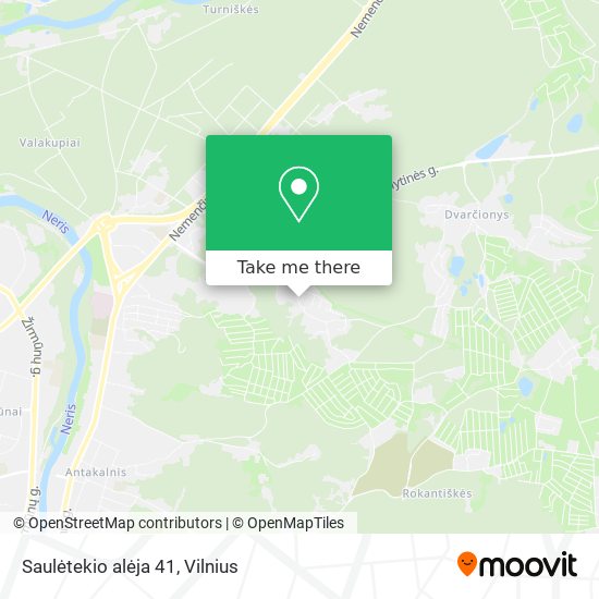 Saulėtekio alėja 41 map