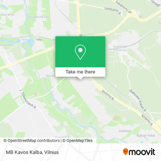 Карта MB Kavos Kalba