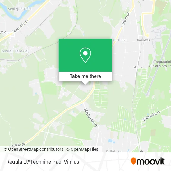 Карта Regula Lt*Technine Pag