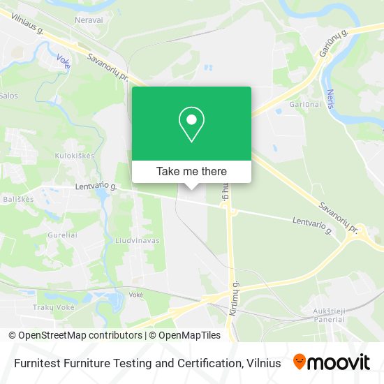 Furnitest Furniture Testing and Certification map